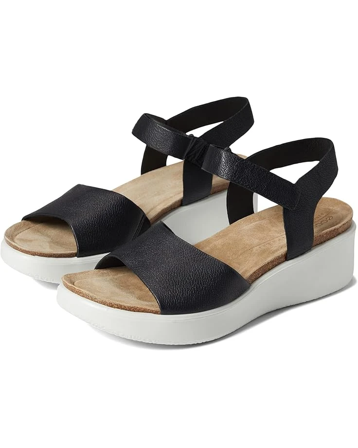 ECCO Flowt Wedge Cork Sandal | Heels 1 ECCO Flowt Wedge Cork Sandal | Heels